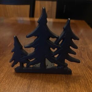 Cast iron Tree Silhouette candle holder